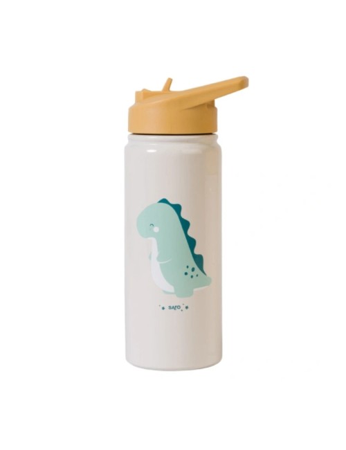 Botella Térmica 350ml Wild Dinos Mostaza