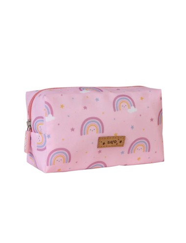 Estuche Imperm. Arcoiris Rosa