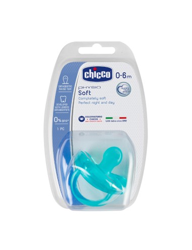Chupete Physio Soft Azul 0-6M
